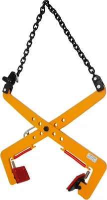Immagine prodotto di Pinza per sollevare pietre - Pinza per sollevare lastre - Portata 500 kg - Apertura regolabile 33–70 cm - Acciaio legato con rivestimento in gomma - Colore 500 g