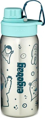 Produktbild von ergobag Edelstahl Trinkflasche Petrol