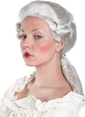 Produktbild von Mozart Barock Perücke mit Zopf - für Fasching