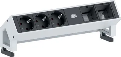 Immagine prodotto di Bachmann DESK 2 - Presa multipla - Ingresso, ingresso GST18 - Connessioni di uscita: 3 - Cavo da 20 cm - Germania - Nero