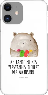 Produktbild von Mr. & Mrs. Panda Iphone 11 Handyhülle Bär Gefühl - Weiß - Geschenk, Smartphone Hülle, Wahnsinn, Durchgedreht, Verrückt, Handy Schutzhülle, Cover, Teddybär