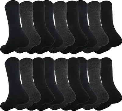 Produktbild von 18 Paar Herren Wintersocken Innenfrottee Socken 18 Paar 39-42