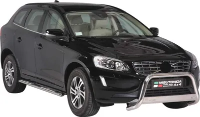 Zdjęcie produktu dla Progi boczne ze stali nierdzewnej do Volvo XC60 2014-2017 srebrne