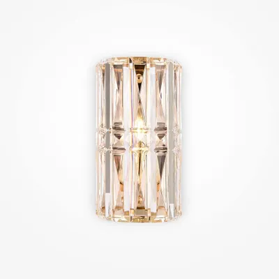 Immagine prodotto di Applique Contemporanea Facet Metallo Oro 1 Luce Diffusore Vetro-