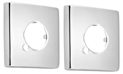 Produktbild von Sapho Quadratische Rosette 60/25mm, Höhe 10mm, Chrom