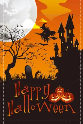 Produktbild von 4-teilige Dekorationen, Halloween-Flaggen, doppelseitige Halloween-Flaggen für die Terrasse im Freien, Gartendekorationen (30 x 45 cm)