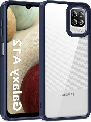 Obrázek produktu pro Průhledné pouzdro na telefon pro Galaxy A12 / M12 [ochrana proti žloutnutí] [ochrana proti poškrábání] [ochrana proti pádům] Odolné proti nárazům