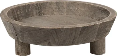 Produktbild von Clayre & Eef Dekoration Schale Ø 22x7 cm Braun Holz