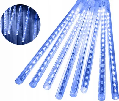 Produktbild von Led Eiszapfen, Die Fallenden Schnee Imitieren 30Cm Ip44 Mit Luftdichter Verlängerung