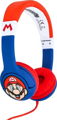 Zdjęcie produktu dla Przewodowe słuchawki OTL Technologies Super Mario Junior dla dzieci (produkt na oficjalnej licencji)