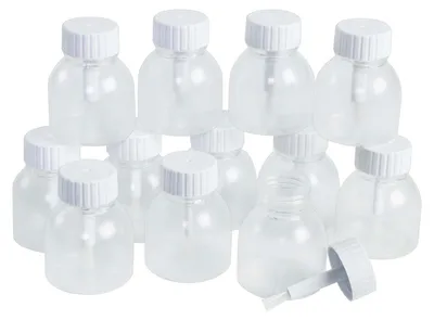 Produktbild von Colorations Klebetöpfe mit Pinsel - wiederverwendbar, 12er-Set