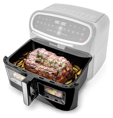 Produktbild von Duronic AFD1 BK Heißluftfritteuse Ersatzkorb, 10 Liter Volumen, Großer Frittierkorb für Duronic AF24 Fritteuse, Portion für die ganze Familie, Frittieren ohne Öl, Zubehör für Air Fryer