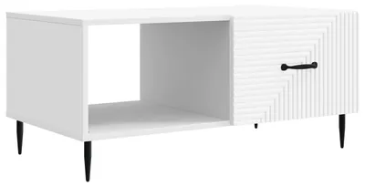 Obrázek produktu pro vidaXL Konferenční stolek bílý 90 x 50 x 40 cm materiál na bázi dřeva