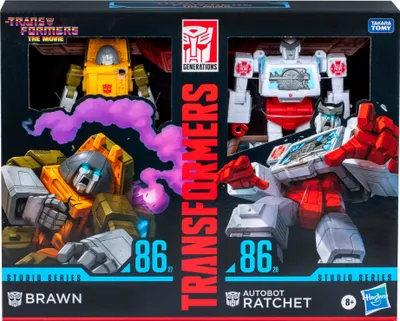 Zdjęcie produktu dla Transformers Studio Series Deluxe: Brawn i Autobot Ratchet