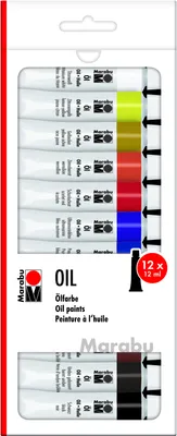 Zdjęcie produktu dla Marabu Oil Colour Set 12x 12 ml