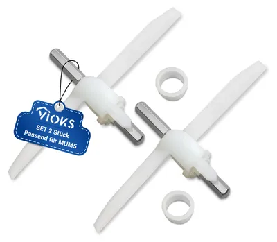 Produktbild von Durchlaufschnitzlerflügel Set 2 Stk kompatible mit Bosch 00630760 Mitnehmer für Küchenmaschine MUZ5VL1