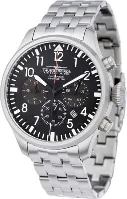 Zdjęcie produktu dla Chronograf Thunderbirds Historage TB1074-04, bransoleta ze stali nierdzewnej, 47 mm