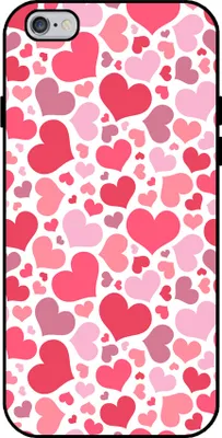 Zdjęcie produktu dla Etui na telefon Smartphonica do iPhone 6/6s z nadrukiem serc - Etui z TPU z nadrukiem serc - Etui dla dzieci z nadrukiem serc