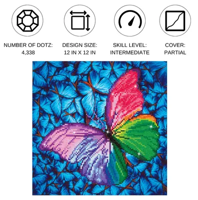 Immagine prodotto di Farfalla Diamond Dotz 30,5 x 30,5 cm