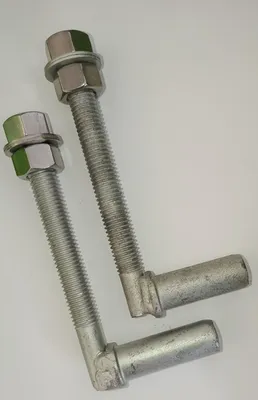 Produktbild von Gewindekloben Set - Verzinkt - Länge 120mm - Dorndurchmesser 16mm (St. € 5,00)