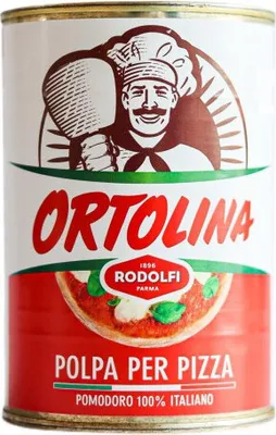 Produktbild von Tomatensauce Polpa per pizza 400g - Ortolina