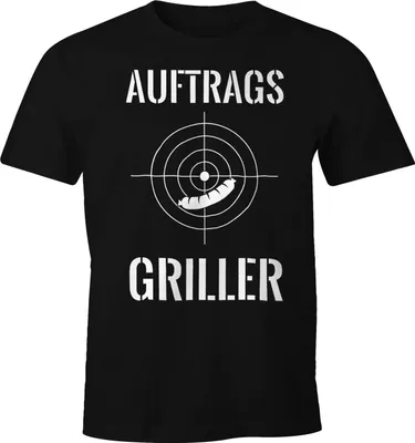 Produktbild von Auftragsgriller Herren T-Shirt Fadenkreuz Fun-Shirt Moonworks® XL
