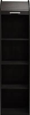 Produktbild von Jalousieschrank "Jalousieschrank" in schwarzstahl / graphit mit 2 Einlegeböden. Abmessungen (BxHxT) 46x192x44 cm