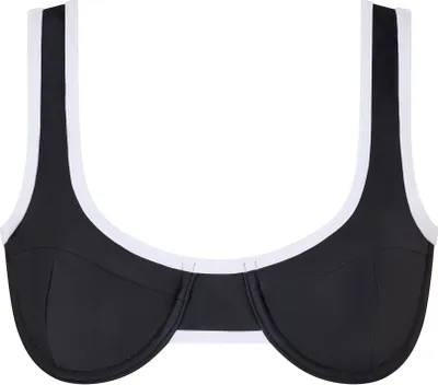 Produktbild von Moda Minx Bikinioberteil mit modernem Kontrast-Design Black XL