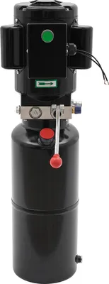Zdjęcie produktu dla Agregat hydrauliczny do podnośnika - Pompa elektrohydrauliczna - 2,2 kW - 220 V 50 Hz - zbiornik 10 l - 2850 obr./min - 18 MPa - czarny