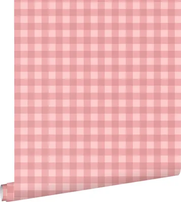 Obrázek produktu pro ESTAhome tapeta kostkovaný vzor růžová 50 x 900 cm
