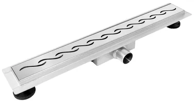 Obrázok produktu pre BALNEO sprchový žľab Decor Next Wave 90 cm chróm