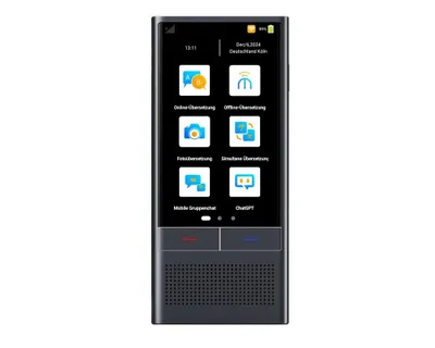 Zdjęcie produktu dla W1 Smart Translator – profesjonalny tłumacz głosowy 4G | 142 języki | tryb online i offline | tłumaczenie w czasie rzeczywistym | wirtualny VSIM