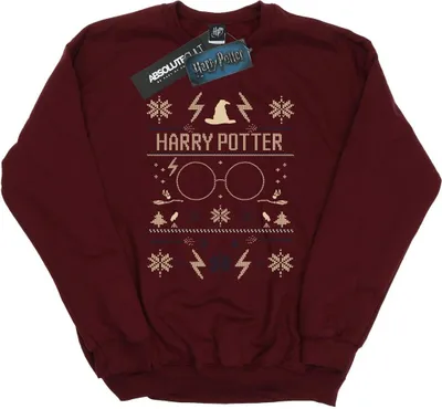 Produktbild von Harry Potter - Sweatshirt für Herren BI27399 (XL) (Burgunderrot)