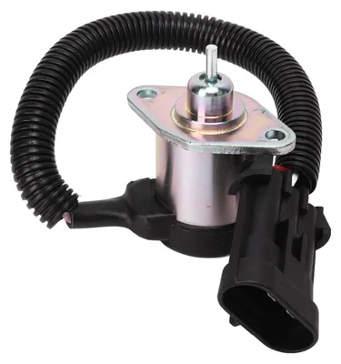 Imagen del producto de Solenoide de corte de combustible 1G577 60011, 12V, con 3 pines. Dispositivo de parada y corte de suministro de combustible de reemplazo para cargadoras retroexcavadoras Bobcat S220, S250, S300 y S330