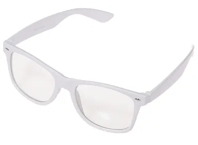 Produktbild von Miobo Nerd Brille Klarglas Weiss