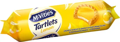 Produktbild von McVitie's Tartlets Lemon 100 g / Kekse mit Cremefüllung / Zitronenkekse