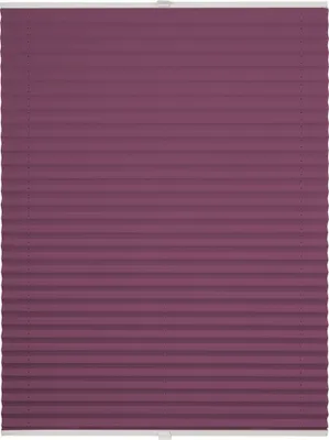 Produktbild von Plissee auf Maß für Fenster zum Anschrauben in Glasleiste Farbe: Lila, Größe: B): 91-100 cm, H): 101-150 cm