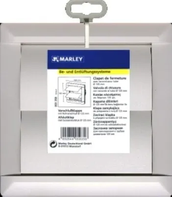 Produktbild von Marley Verschlussklappe außen Ø 125 mm, weiß