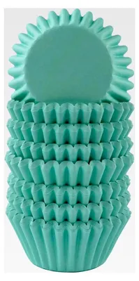 Produktbild von Mini-Muffinförmchen Standard - Ø 32 mm x 20 mm - Mint - 200 Stück - Papier-Backförmchen - für kleine Cupcakes, Muffins, Pralinen