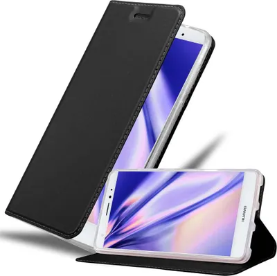 Obrázok produktu pre Cadorabo Puzdro na mobilný telefón pre Huawei MATE S Protective Case in Black Cover Case Booklet
