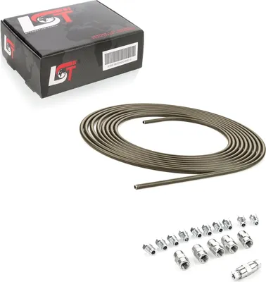 Produktbild von 5m Stahl Bremsleitung 4,75mm + 5 Verbinder für Mazda Honda Toyota Suzuki
