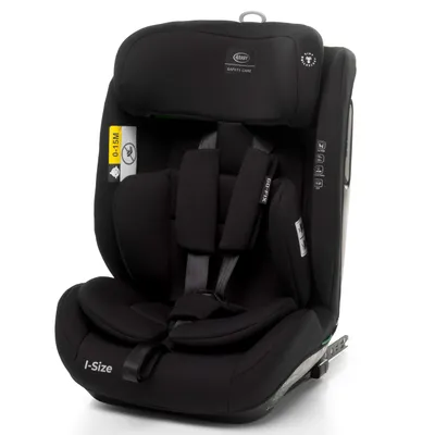 Produktbild von 4BABY Kindersitz ISOFIX 9-36kg Go-Fix I-Size, Komfort bis 12 Jahre, Schwarz