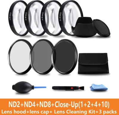 Zdjęcie produktu dla INF Zestaw filtrów do zbliżeń makro +1 +2 +4 +10 67 mm