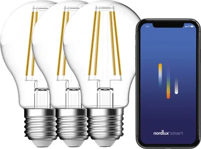 Immagine prodotto di 3 pezzi Lampadina intelligente NORDLUX E27