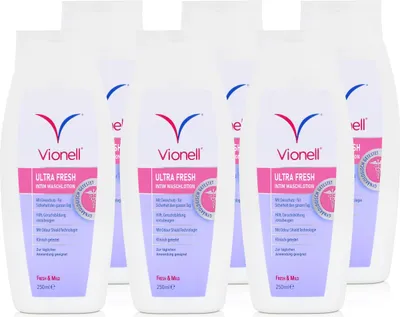 Produktbild von Vionell Ultra Fresh Intim Waschlotion Fresh & Mild 250ml (6er Pack)