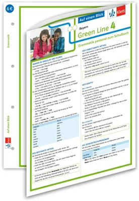 Image de Klett Green Line 4 Bayern - Auf einen Blick: Grammatik passend zum Schulbuch