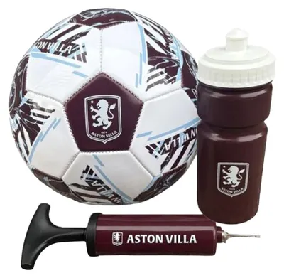 Obrázek produktu pro Aston Villa FC – dárková sada, potisk s podpisem BS6798 (jedna velikost) (červené víno/modrá)