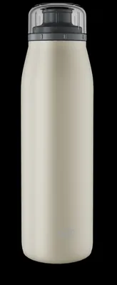 Imagen del producto de alfi ISO BOTTLE: Botella de agua, color beige mate, material: lino. | Código del producto: HAN 5677323050 | Código EAN: 4002458524622