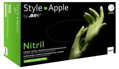 Produktbild von Style Apple - Nitril-Untersuchungshandschuh - L - 100 Stk.