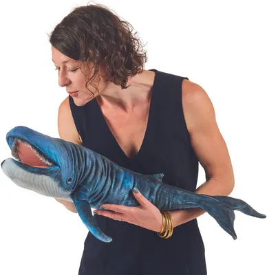 Produktbild von Folkmanis Handpuppe Blauwal 3182